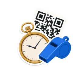 QR Code and Pause Timer strategy icon