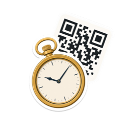 QR Code and Timer strategy icon